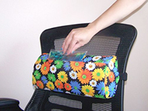 EasyRest Hot and Cold Support Pillow in Floral Design